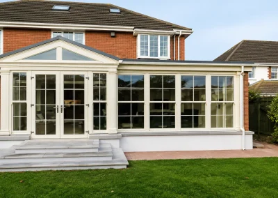 Bright Conservatory And Garden View