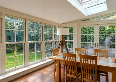 Sunlit Conservatory Dining Room