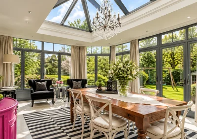 Sunlit Conservatory With Garden Views